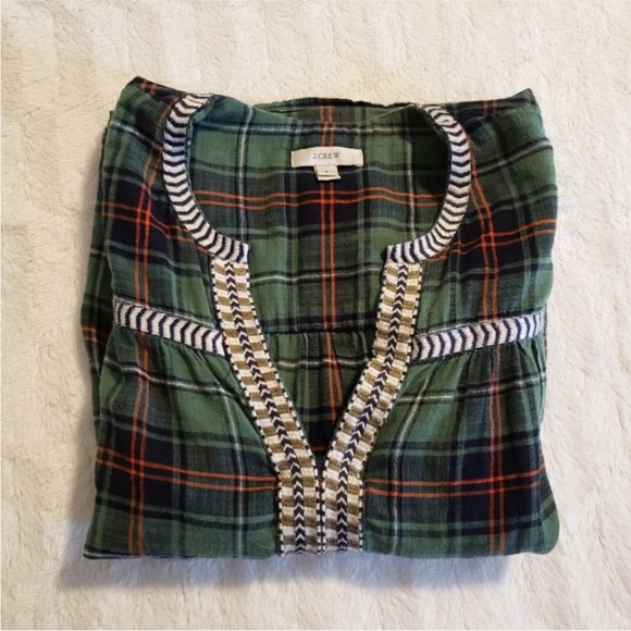 J. CREW Plaid Flannel Shirt - Picture 5 of 12
